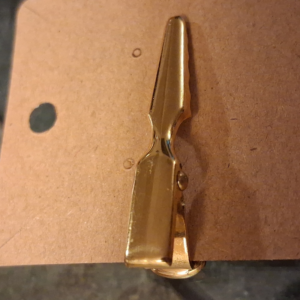 DAMASCENE TIE CLIP - Picture 2 of 2